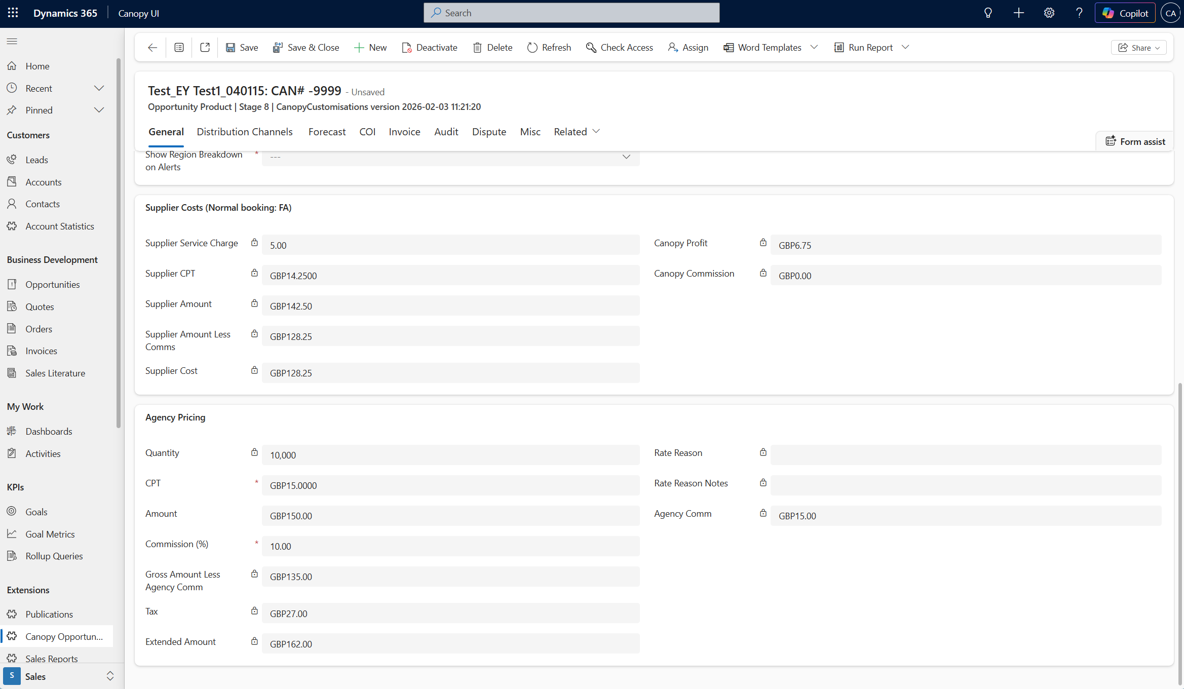Canopy Media Dynamics 365 Platform